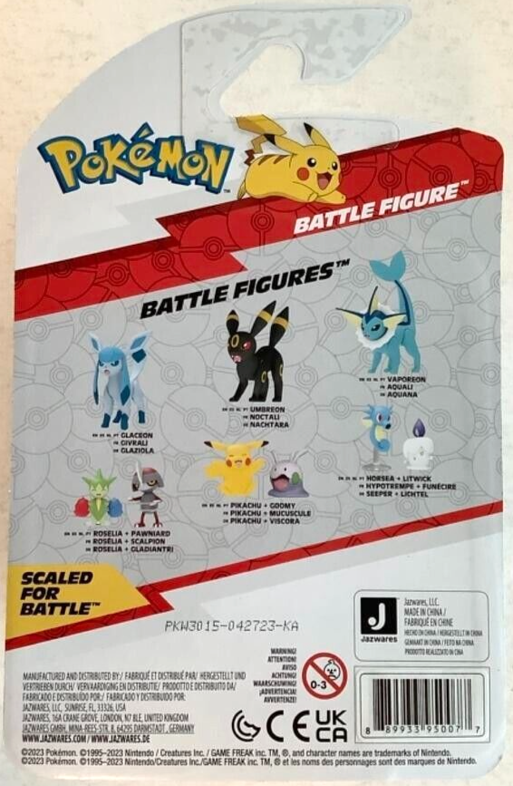 NEW Jazwares PKW3015 Pokemon UMBREON Articulated Battle Action Figure