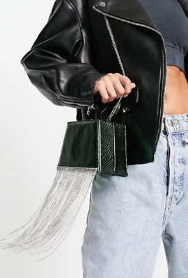 Diamante clutch hotsell bag topshop