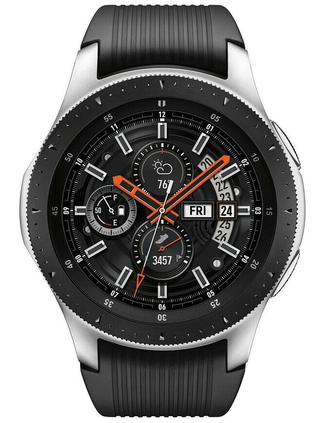 Samsung Galaxy Watch Gear S4 SM-R805U 46 mm Verizon LTE Débloqué-Argent | eBay