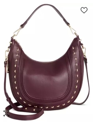 I.n.c. International Concepts Kolleene Staple Faux Leather Crossbody Bag Dark Br