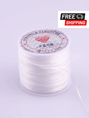 1roll 0.031in Crystal Elastic String DIY Jewelry Accessory,  The Quality NEW