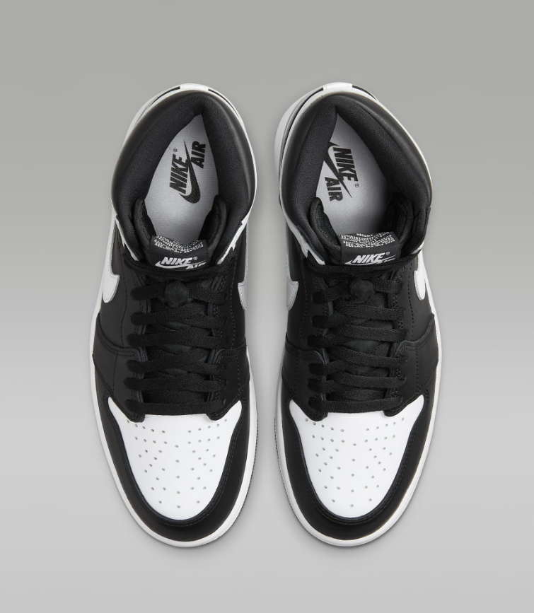 JORDAN AIR JORDAN 1 RETRO HIGH OG "BLACK & WHITE"