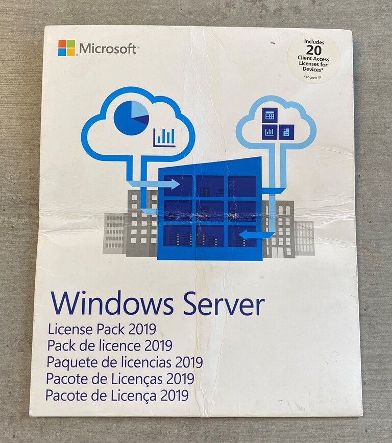 MS Windows Server 2019 Device Zugriffslizenzen fr 20 Gerte