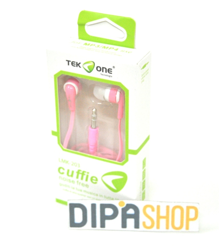 Cuffie Auricolari TeKone LMK-203 Per Smartphone Tablet Pc Mp3 Jack 3,5mm Ros hsb