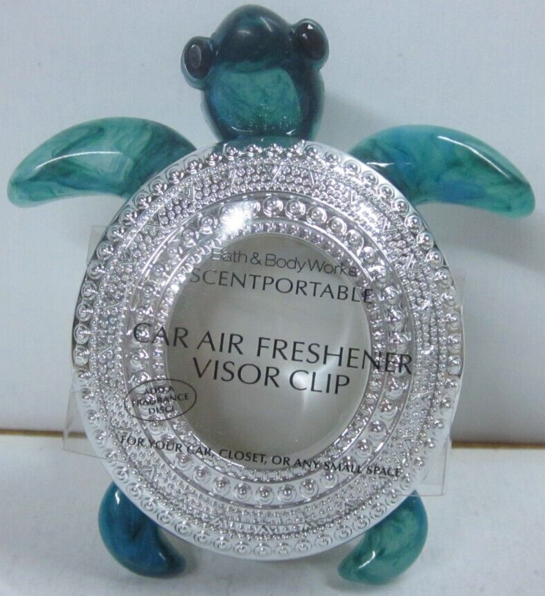 Bath Body Works Scentportable Air Freshener Visor Clip silver
