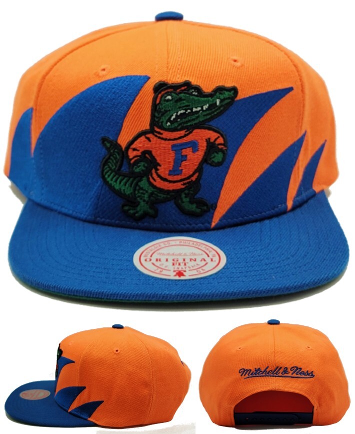 Florida Gators New Mitchell & Ness Sharktooth Orange Blue