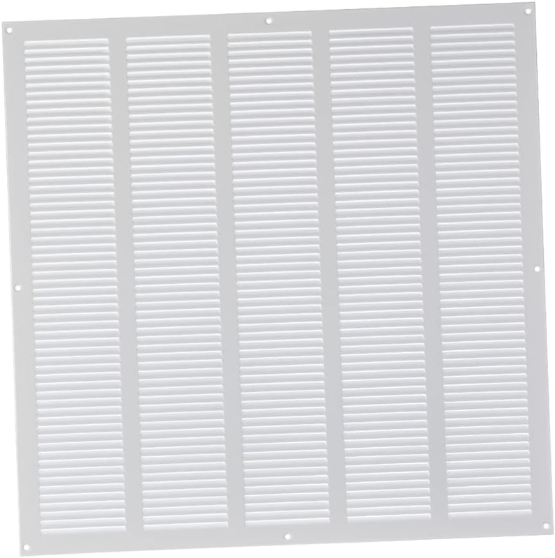 White Ventilation Grille Insect Protection Exhaust Air Supply Metal Grille 500 x