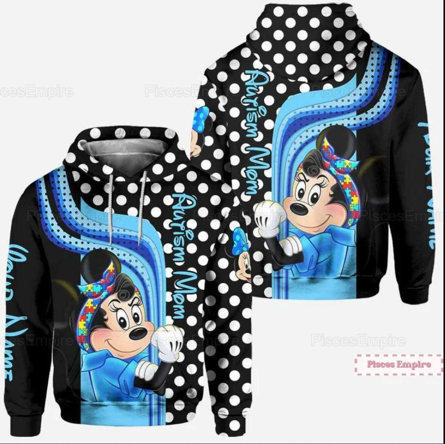Mouse Girl 3D HOODIE Halloween Gift Best Price Christmas Gift Us Size