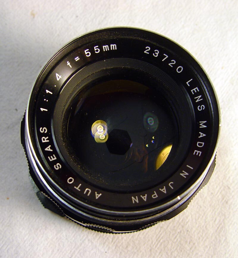 Auto Sears f1.4 50mm lens in M42 screw mount.  FAST
