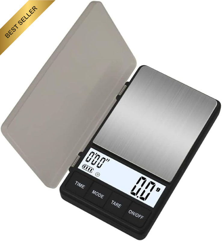 Digital Mini Coffee Scale, 1000G /0.1G Pocket Scale with Timing Function, Electr