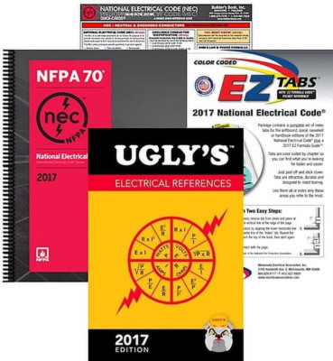 NEC 2017, Spiral Bound  NFPA 70 with Ugly'S Electrical Ref, Fast Tab, Quick Card