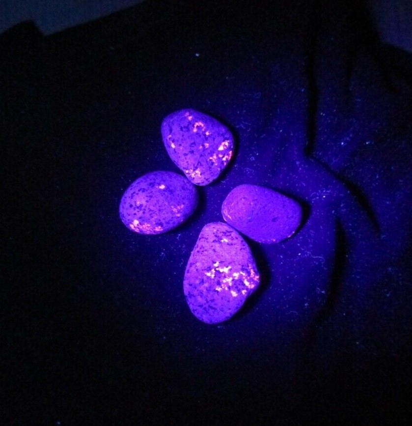 4 Yooperlite Lake Superior Rocks Stones  7 ounces Glows under UV light (48 )