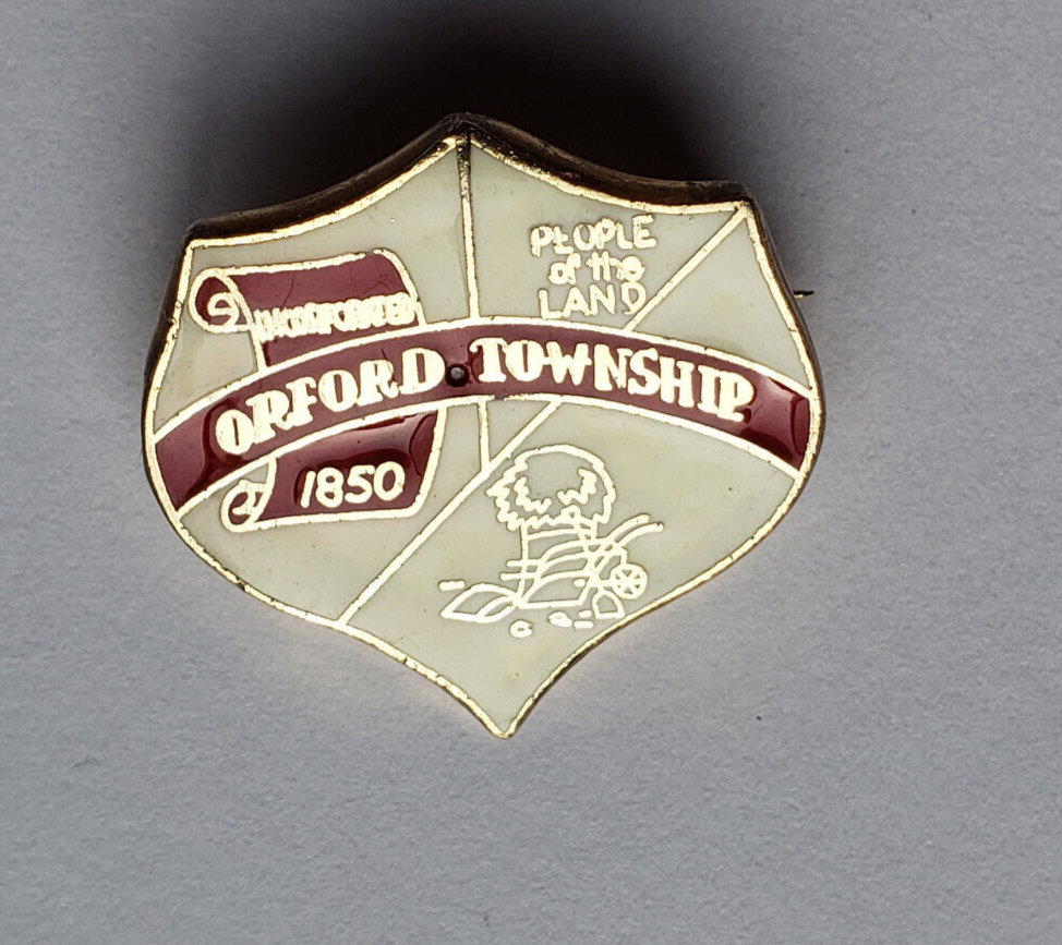 Orford Township Incorporated 1850 Ontario Canada Brooch Lapel Pin