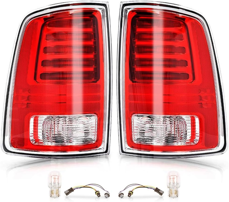 Right Let Rear Lamp Brake LED Taillights for 2013-2018 Dodge Ram 1500 2500 3500