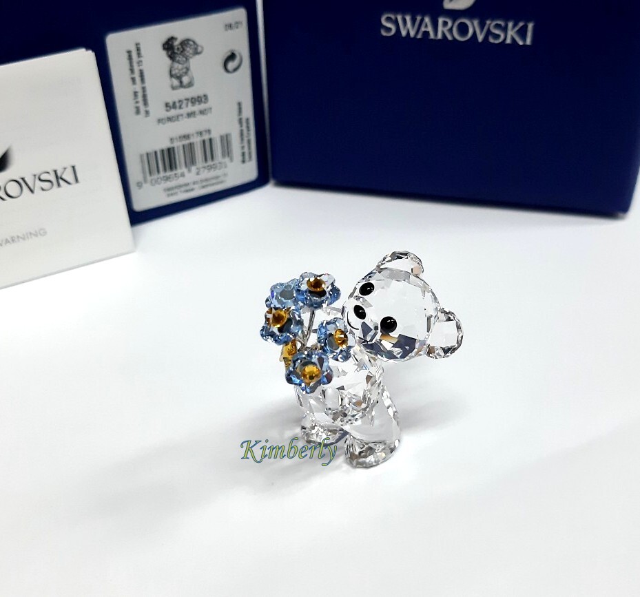 【新品】Swarovski KrisベアForget-me-notクリスタルベア Kris Bear - Forget-me-not | Swarovski
