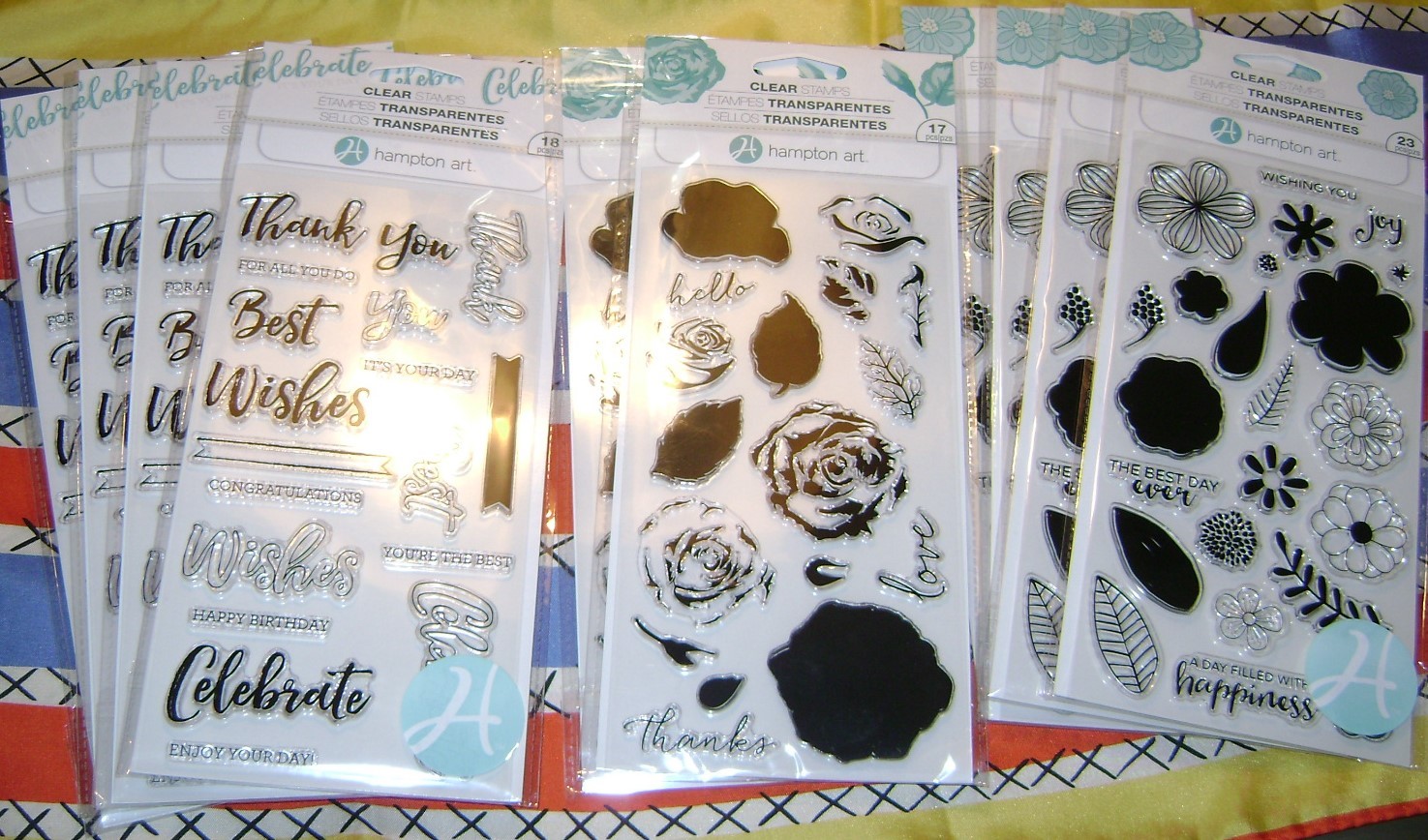 Clear Stamp LOT – Layering, w/Die, Stamps – New