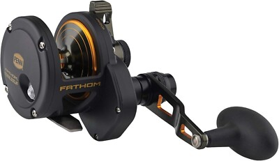 Penn FATHOM LEVER DRAG 2 Speed Overhead Reel FTH15XLD2LH + Warranty  GEN 1 LEFT