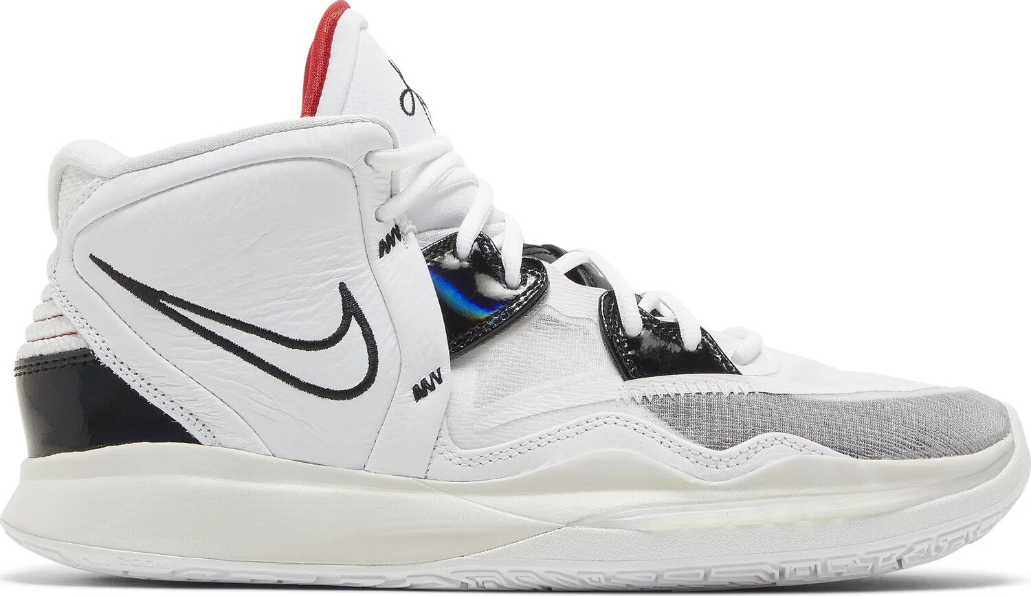 

Кроссовки Nike Kyrie Infinity Man Machine White Black Red CZ0204-101 мужские 13-14, Белый, Nike Kyrie Infinity