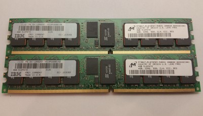 2x4GB PC2-3200 DDR2-400 240PIN Registered Server RAM Kit KTM2865//8G 8GB