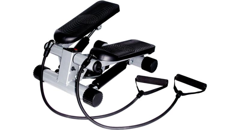 Sunny Health & Fitness NO. 012-S Mini Stepper With Resistance Bands