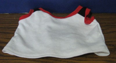 Build a Bear Workshop Puppy Love Pajama Tank Top T-Shirt - White - Tanktop