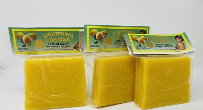 Eclaircissant Larissa Lemon   Lightening Beauty Soap All Skin Types 225g-3Pack