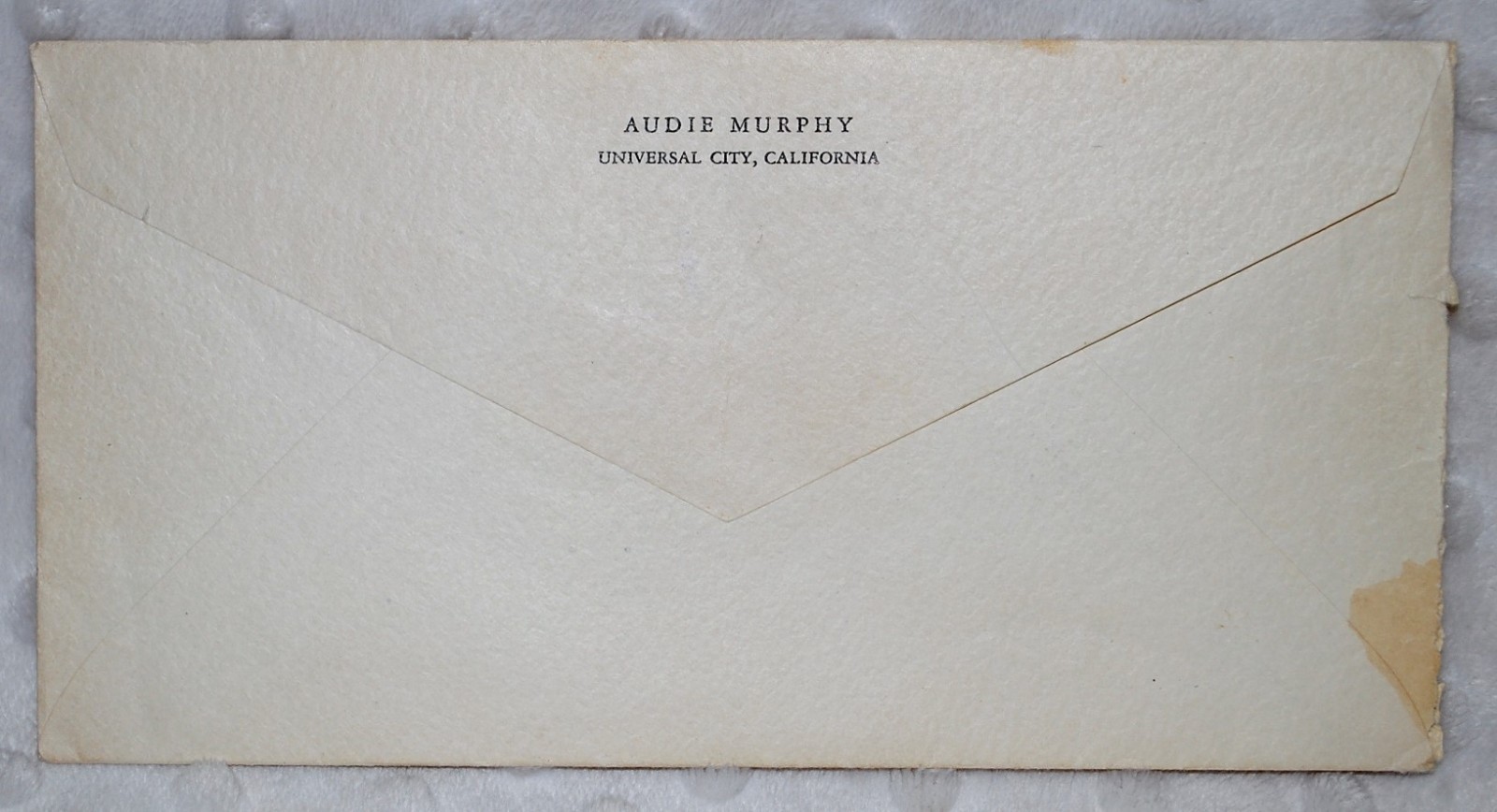 Audie Murphy Signed Typed Letter on Stationary w/ Envelope 1957