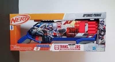 NERF   OPTIMUS PRIMAL   Rise of the Beasts Blaster   Boxed   Ages 8+ Ships Free