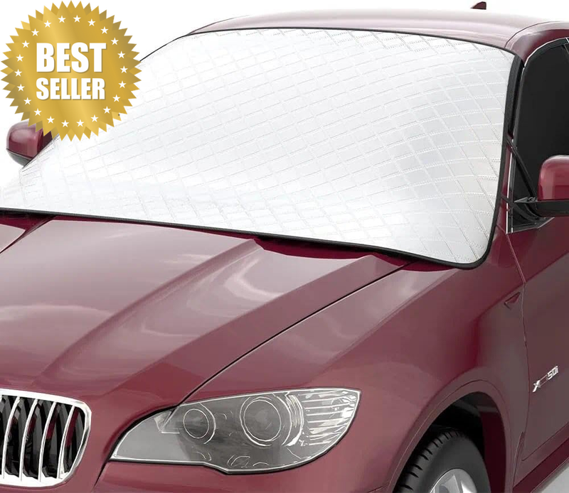 Winter Windshield Frost Cover for Car, 183X116 Cm Front Windscreen Protector for