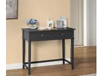 Black Desk with Drawer For Sale
