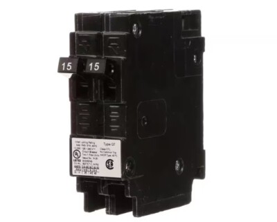 Siemens Q1515 15A Single-Pole 120V Type QT Tandem Circuit Breaker