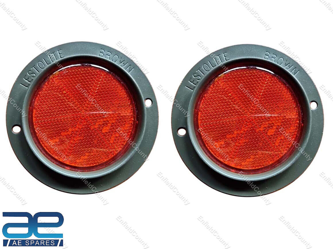 Reflector Assembly Orange Set Late M-series For jeeps Willys M38 M38A1 M151 M715  