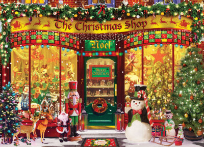 Eurographics 6000-5521 Garry Walton Weihnachten Glasfenster 1000 Teile Puzzle