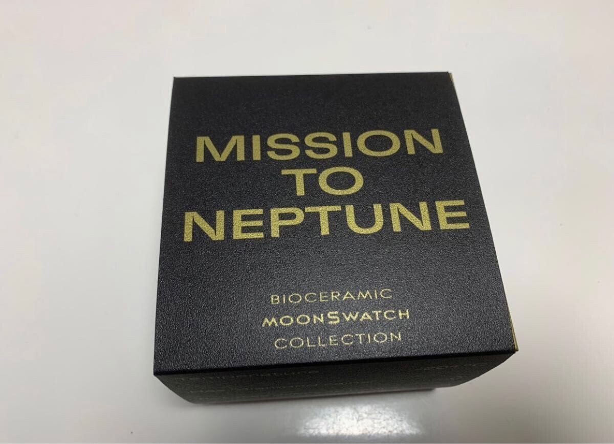 Pre-owned Omega Swatch X  Moonswatch Mission To Neptune Moonshine Gold So33n101-108