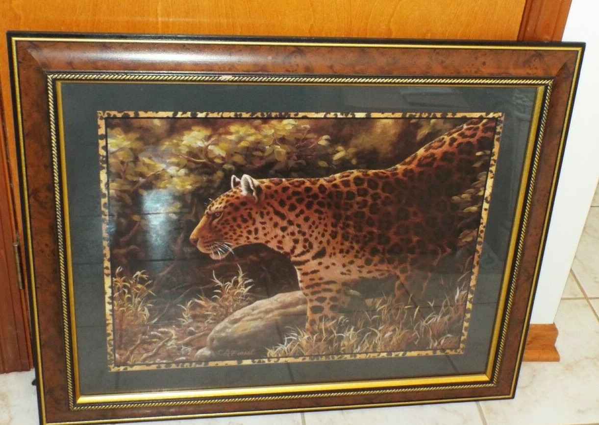 『 Green Leopard fam 』by Zuberi 30*40cm Schumacher Fabric by the yard: Iconic Leopard, Green