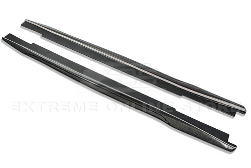 EOS CARBON FIBER PACKAGE SIDE SKIRT EXTENSION ROCKER PANELS FOR CTS-V 16-19