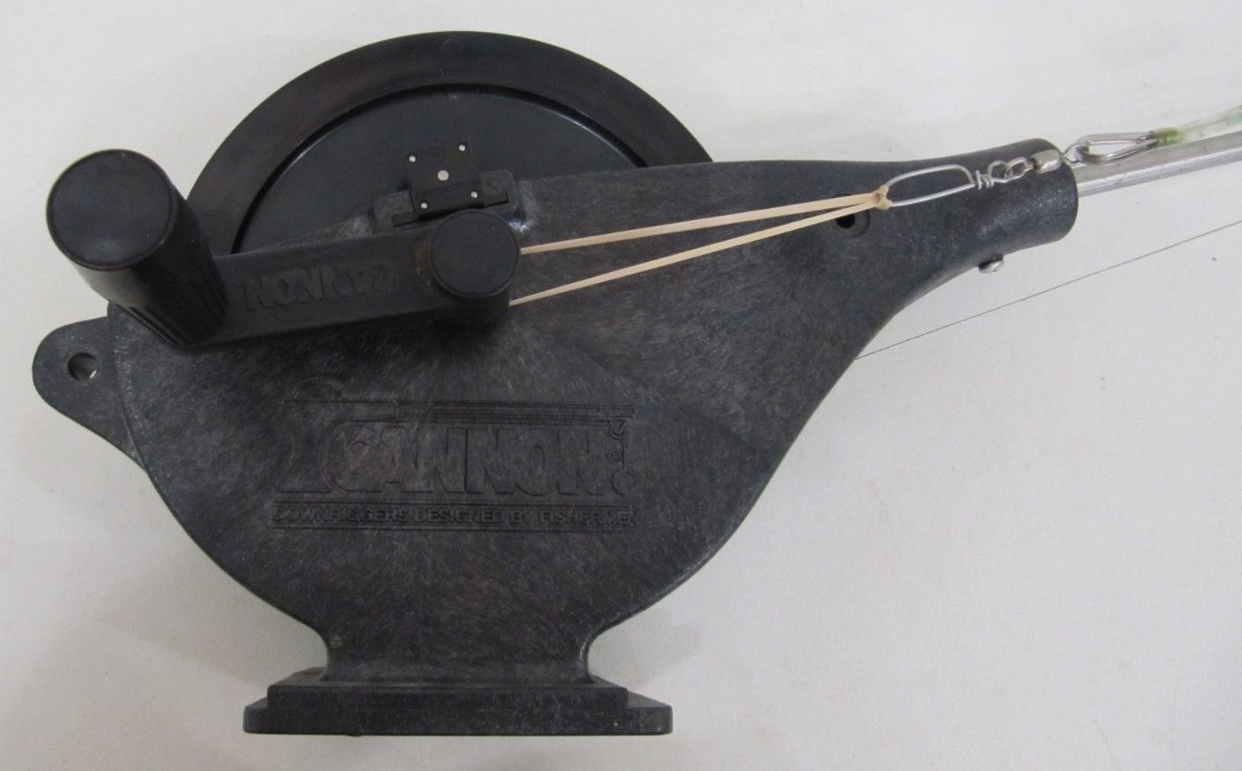 CANNON EASI-TROLL MANUAL DOWNRIGGER LINE COUNTER WIRE CABLE FISHING TROLLING EX