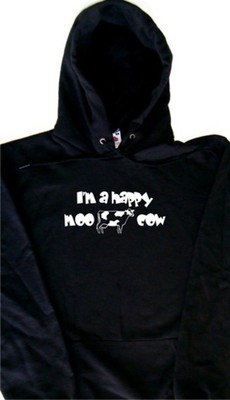 I'm A Happy Moo Cow Funny Hoodie Sweatshirt