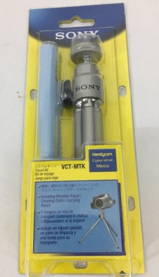 Sony VCT-MTK Tripod Travel Kit For Handycam Cyber-shot Mavica NEW 