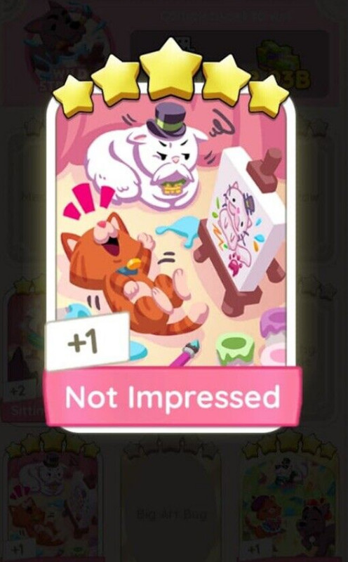 Not impressed- Monopoly_go_5 ⭐Star Sticker ⚡⚡ fast delivery⚡⚡