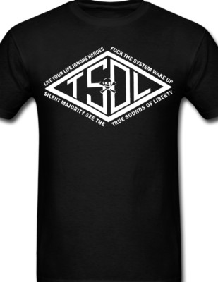 TSOL True Sounds of Liberty T shirt Tee Punk Rock Music Medal F the System