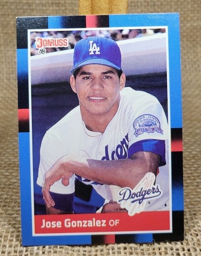 1988 Donruss Jose Gonzalez Baseball Card #341 Dodgers FREE