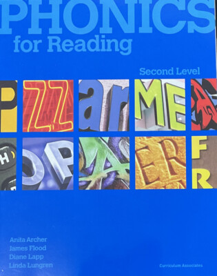 Phonics for Reading Second Level Student Workbook Curriculum Associates, Inc