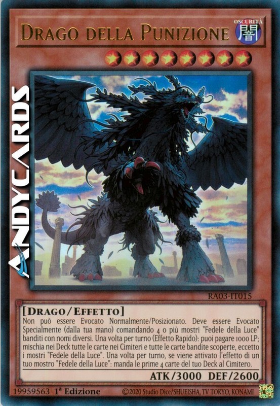 Drago Della Punizione (Punishment Dragon) â¢ Ultra R â¢ Ra03 It015 â¢ 1ed â¢ Yugioh!