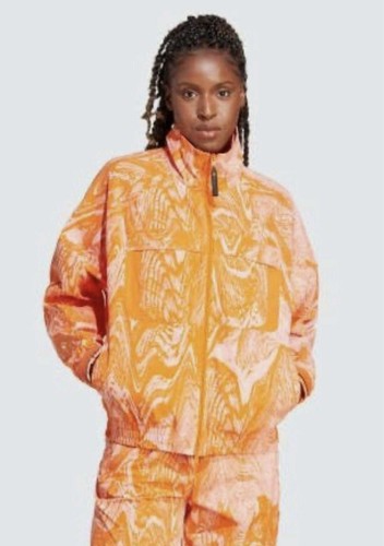 【関税&送料込】Stella Mccartney Fluo Orange Viscose Oversiz Size S- Adidas Women's By Stella McCartney TrueCasuals Woven