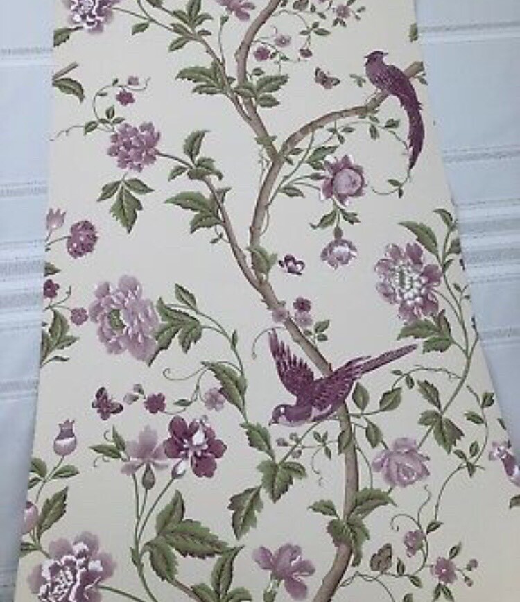 Laura Ashley summer palace grape wallpaper 4 rolls in