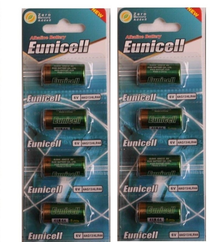 Envoi Sous Suivi Eunicell 8 Piles Alcaline 4lr44 4 Ag13px28a 476a L1325  6 Volt