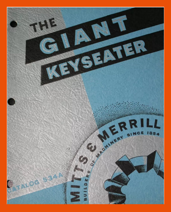 Mitts Merrill 0,2,3,3a,4,5,6,6a,8,8a &9 Operations and Parts Manual  PLUS
