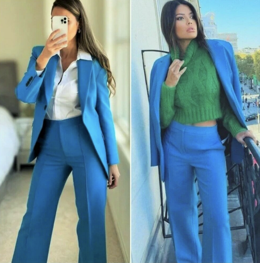 ZARA WOMEN NEW ZARA STRAIGHT-CUT BLAZER OVERSIZED JACKET ZARA WOMEN NEW ZARA STRAIGHT-CUT BLAZER OVERSIZED JACKET
