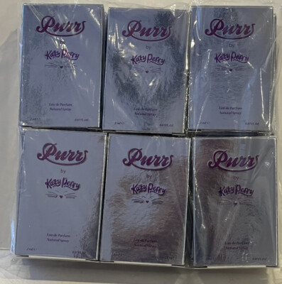 Katy Perry Purr Vial  12Pk.X2mL. EDP Spray For Women New IN Box 12 Pcs.